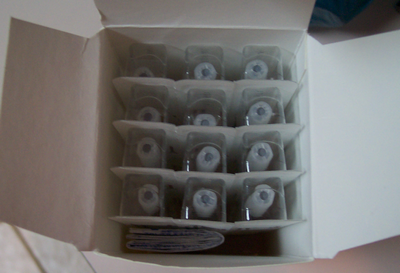 Inside a full rebif box of 12 syringes (4 week supply)