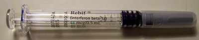 Rebif injection still capped