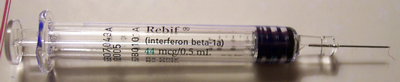 Rebif Syringe after injection